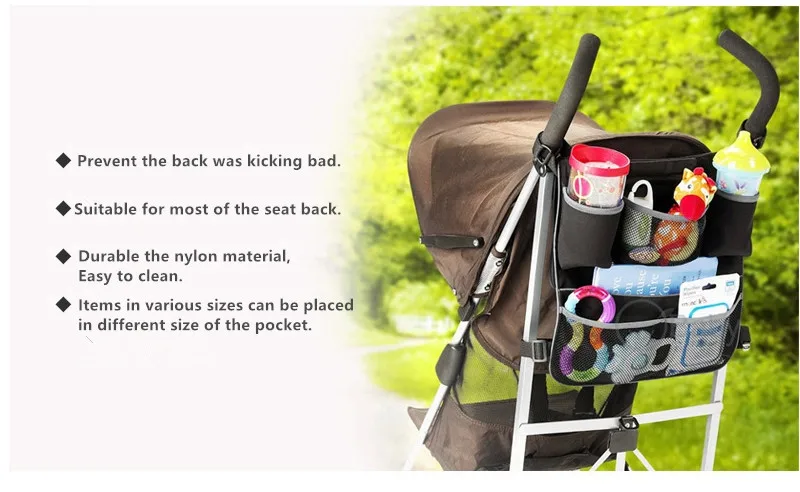 Детские брюки детские сумки для младенцев Авто кроватки на заднем сидении коляска Органайзер держатель мульти-карманный дорожный мешочек для хранения дорожный трип вмещает