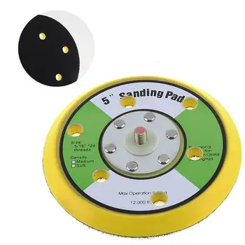 Professional 5 Inch 12000rpm Dual Action Random Orbital Sanding Pad with 6 Holes and Hairy Surface for Pneumatic Sanders orbital vol 5 justice