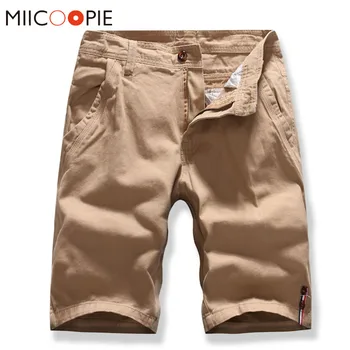 

New Mens Shorts Summer Casual Beach Shorts Homme Fashion Brand Boardshorts Pantalones Cortos Hombre Male Cotton Khaki Streetwear