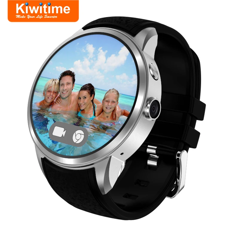 

KIWITIME KW02 3G GPS Smart Watch Android 5.1 MTK6580 1GB 16GB Connect Men Smartwatch for iPhone Samsung Huawei Xiaomi Sony Phone