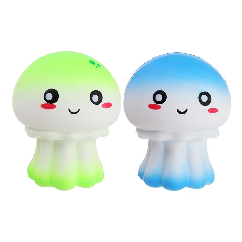 

Jellyfish for Squishy 12*10CM Slow Rising Soft Squeeze Stress Reliever Scented Toy Original Packaging Phone Straps Kids Gift