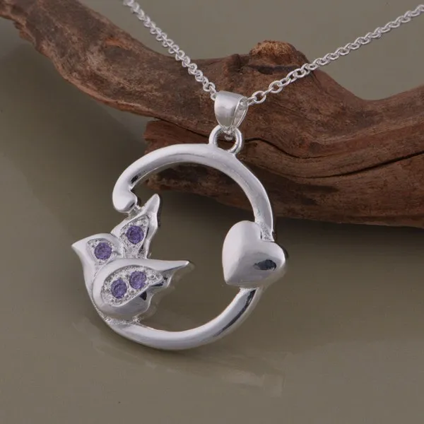 

wholesale High quality silver Fashion jewelry chains necklace pendant WN-1248