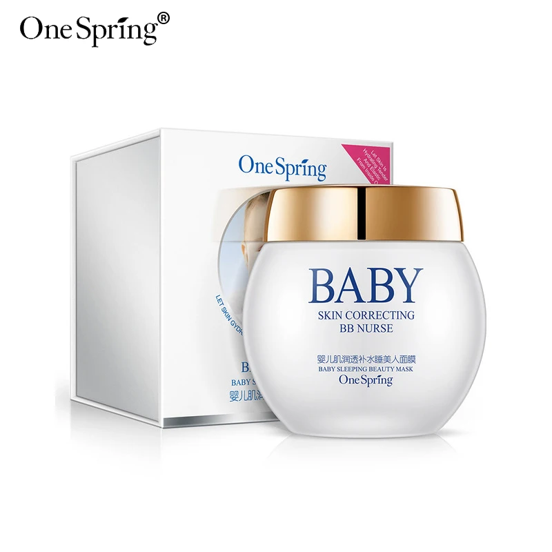 

120g OneSpring Natural Face Sleeping mask Moisturizing Cream Whitening Ageless Anti Wrinkles Lifting Facial Firming Skin Care