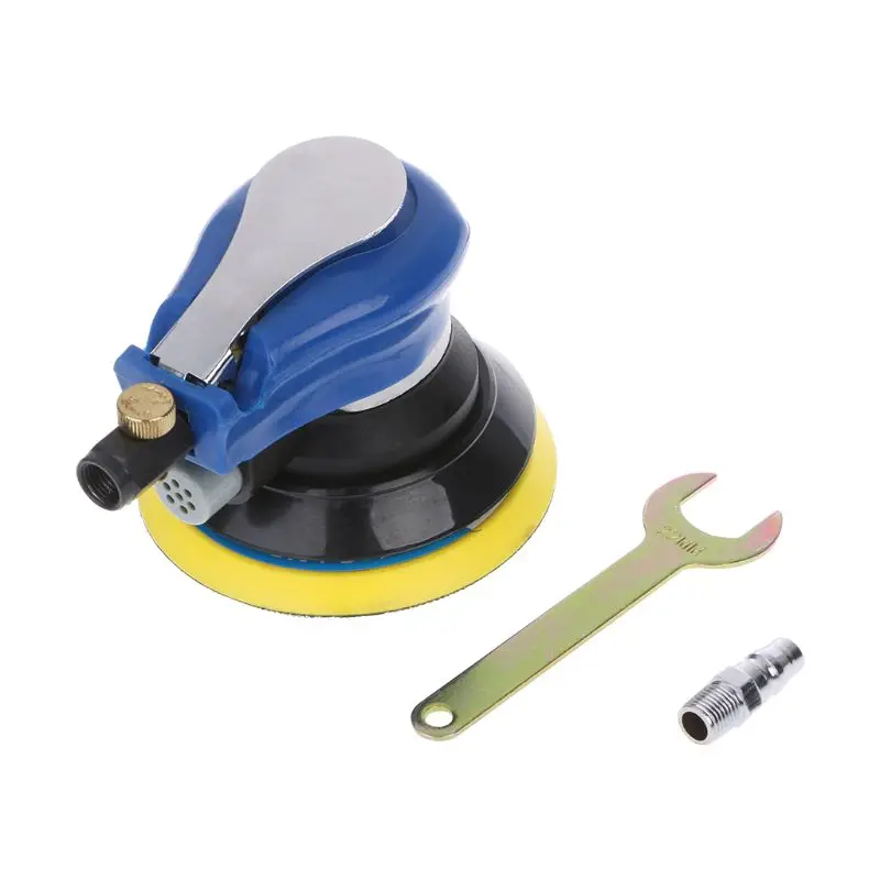

5 Inch Car Polisher Buffing Polishing Machine Air Eccentric Orbital Pneumatic Sander Tools