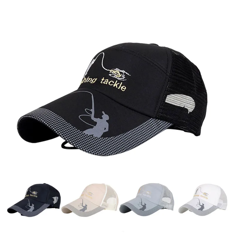 

Unisex Men Women Adjustable Fishing Cap Snapback Sports Hat Sun Visor