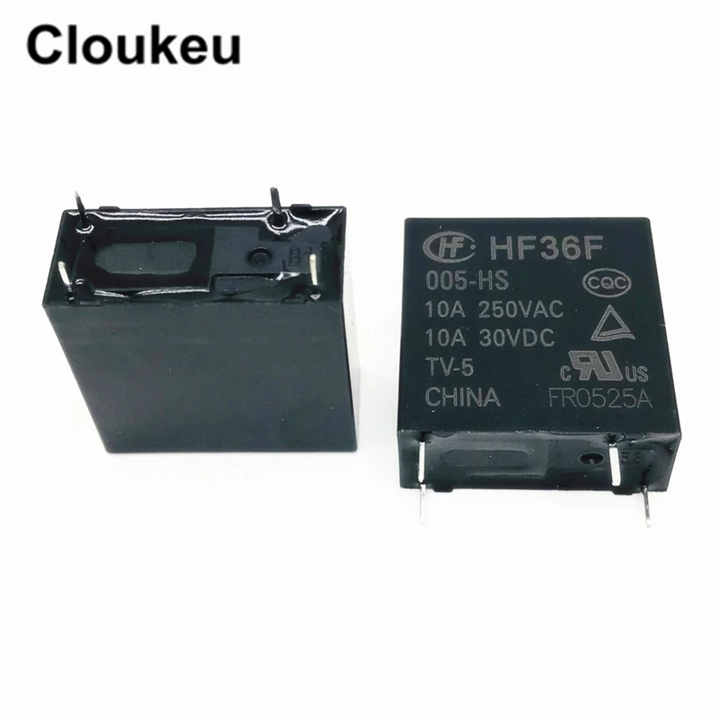 HF36F-005-HS 5 V 10A реле DIP4 JZC-36F-005-HS