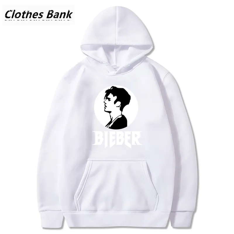 Justin Bieber Hoodies Hip Hop Men Women Clothes Stadium Hoody Sweatshirts Stripes Hooded Pullovers LQ050