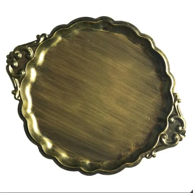 

Europe diameter26cm metal sevring tray storage trays