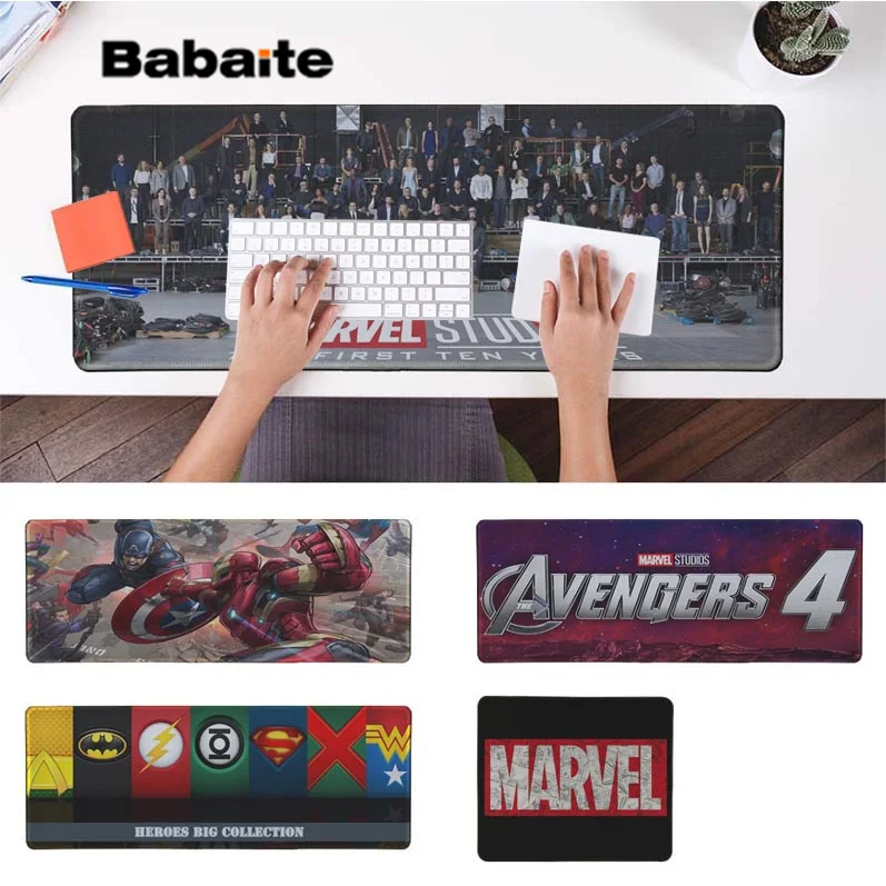 

Babaite Marvelous heroes photo Customized MousePads Computer Laptop Anime Mouse Mat Speed/Control Version Large Gaming Mouse Pad