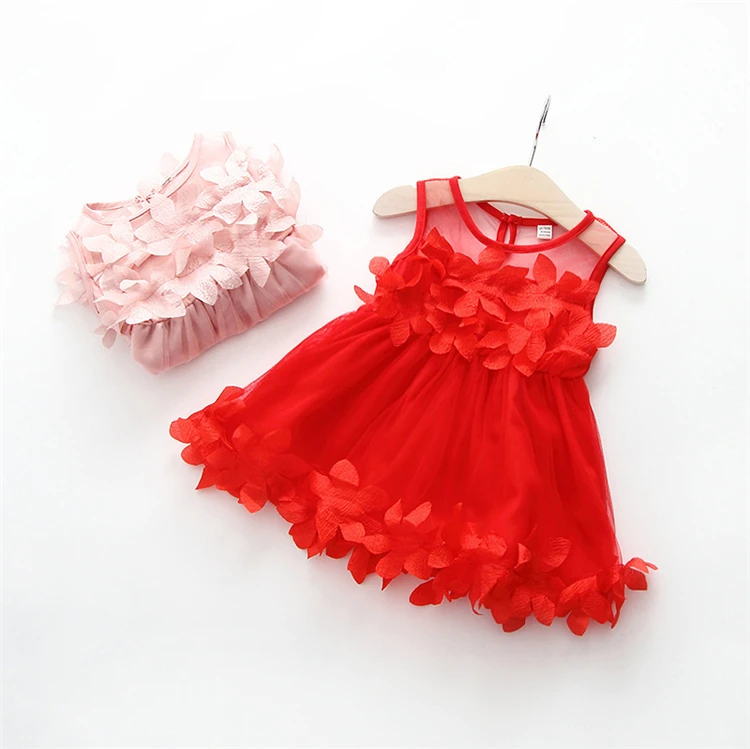 2018 Summer Baby Dresses Girl Newborn Christening Dress For Baby Girl 1st Birthday Outfits Flower Princess Party Infant Dress 3T (4)