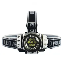 2 режима 7 светодиодов 14 светодиодов налобный фонарь долгий срок службы для походов кемпинга ночной рыбалки водонепроницаемый фонарик без батареек AAA