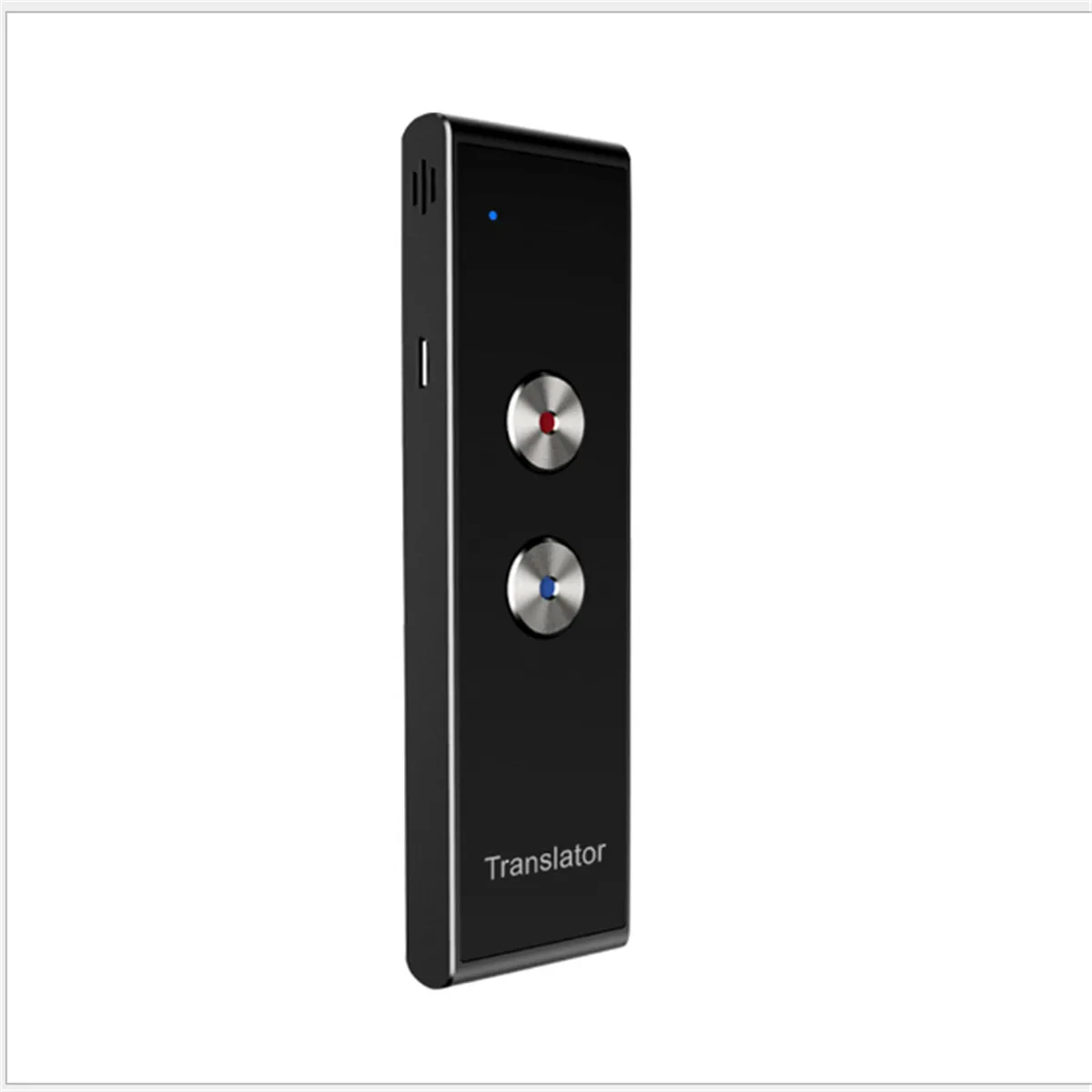 Новейшая мода T8 мгновенный голосовой переводчик Мини Портативный Bluetooth Беспроводной интеллектуальный переводчик 40 языков горячая распродажа - Цвет: Черный