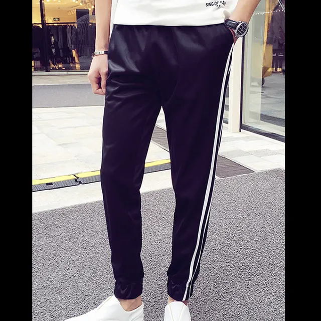 side stripe mens pants