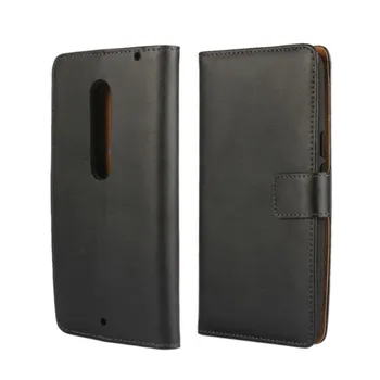 

Elegant Genuine Leather Wallet Case for Motorola Moto X Style XT1570 with Credit Card Hold Cellphone Bags Free