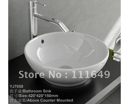 7058 Bathroom Ceramic Small Counter Top Wash Hand Bowl Basin Cabinet 7058 Bathroom Ceramic Small Counter Top Wash Hand Bowl Basin Cabinet Sink