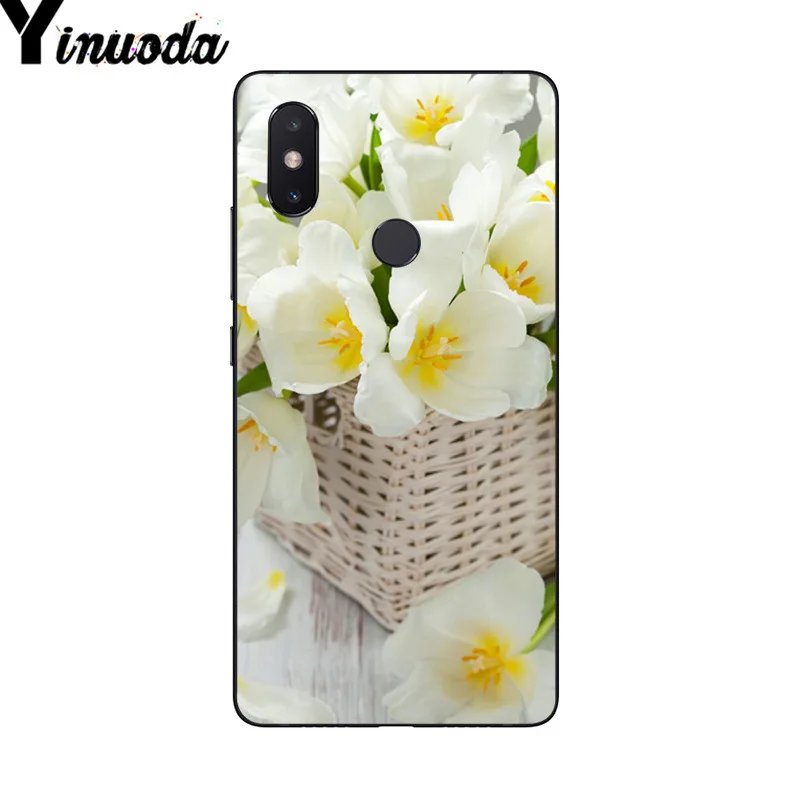 Yinuoda цветок белая Орхидея Diy печать рисунок чехол для телефона Xiaomi Mi 6 Mix2 Mix2S Note3 8 8SE