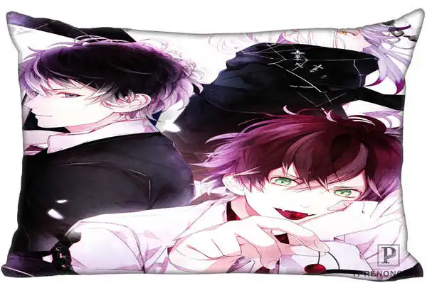 На заказ Diabolik. Lovers. Привидениями. Темные прямоугольные Наволочки на молнии Наволочки 35x45,40x60 см(односторонний принт) 180516-15 - Цвет: Rectangle Pillowcase