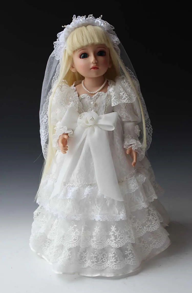 18 дюймов 1/4 BJD/SD Девушка bjd кукла однотонное высокое качество американская Свадебная принцесса Младенцы Куклы для девочек подарок на день рождения