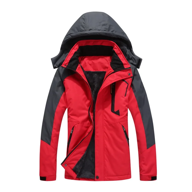 LASPERAL Women Hooded S 5XL Plus Velvet Padded Coat Quick Dry Skin