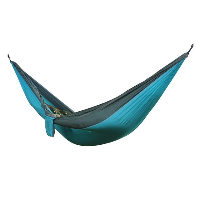 2 personnes portable parachute hamac pour lextrieur campingsky bleu avec gris ct 270 - Hamac Exterieur 2 personnes portable parachute hamac pour lextrieur campingsky bleu avec gris ct 270 - Hamac Exterieur