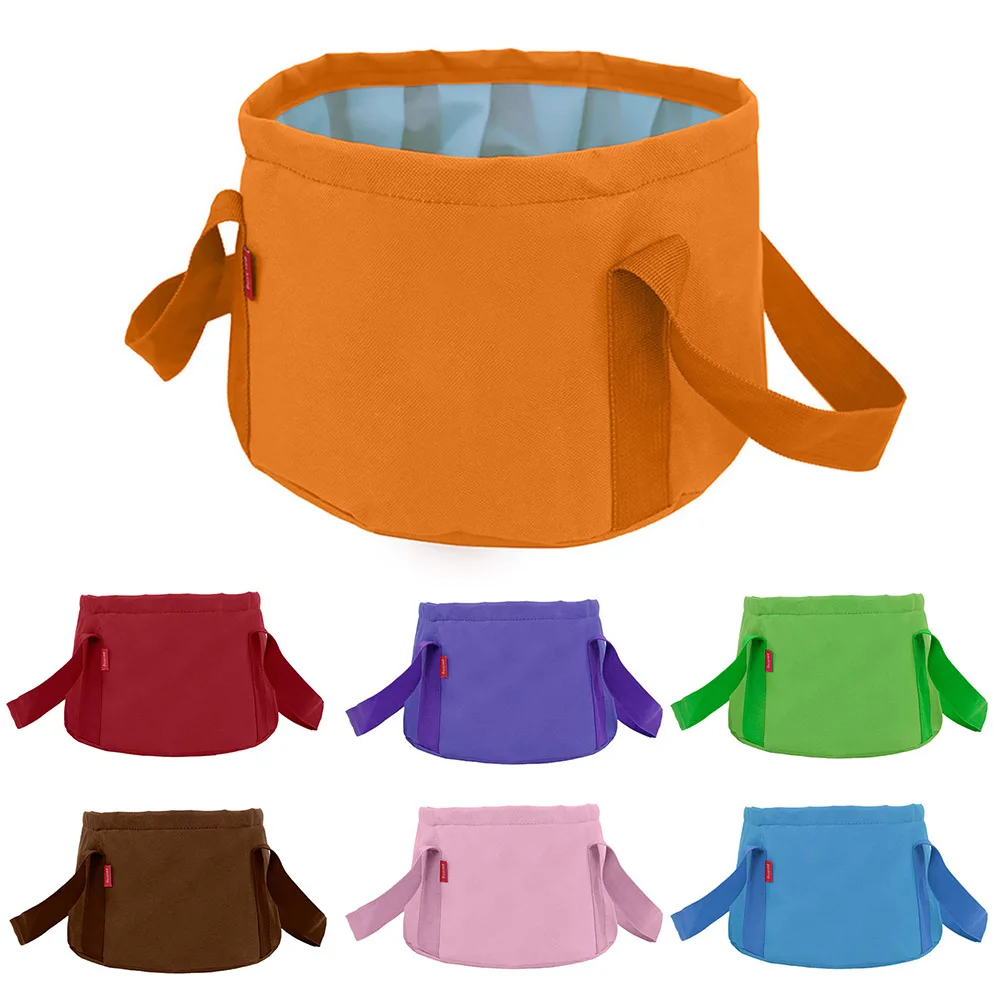 Foldable Portable Soaking Feet Bucket Outdoor Travel Folding Camping Washbasin Basin Bucket Bowl Sink Washing Bag Water Bucket