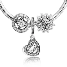 Браслеты с застежкой с 3 бусинами в комплекте стерлингового серебра 925 пробы ювелирные изделия