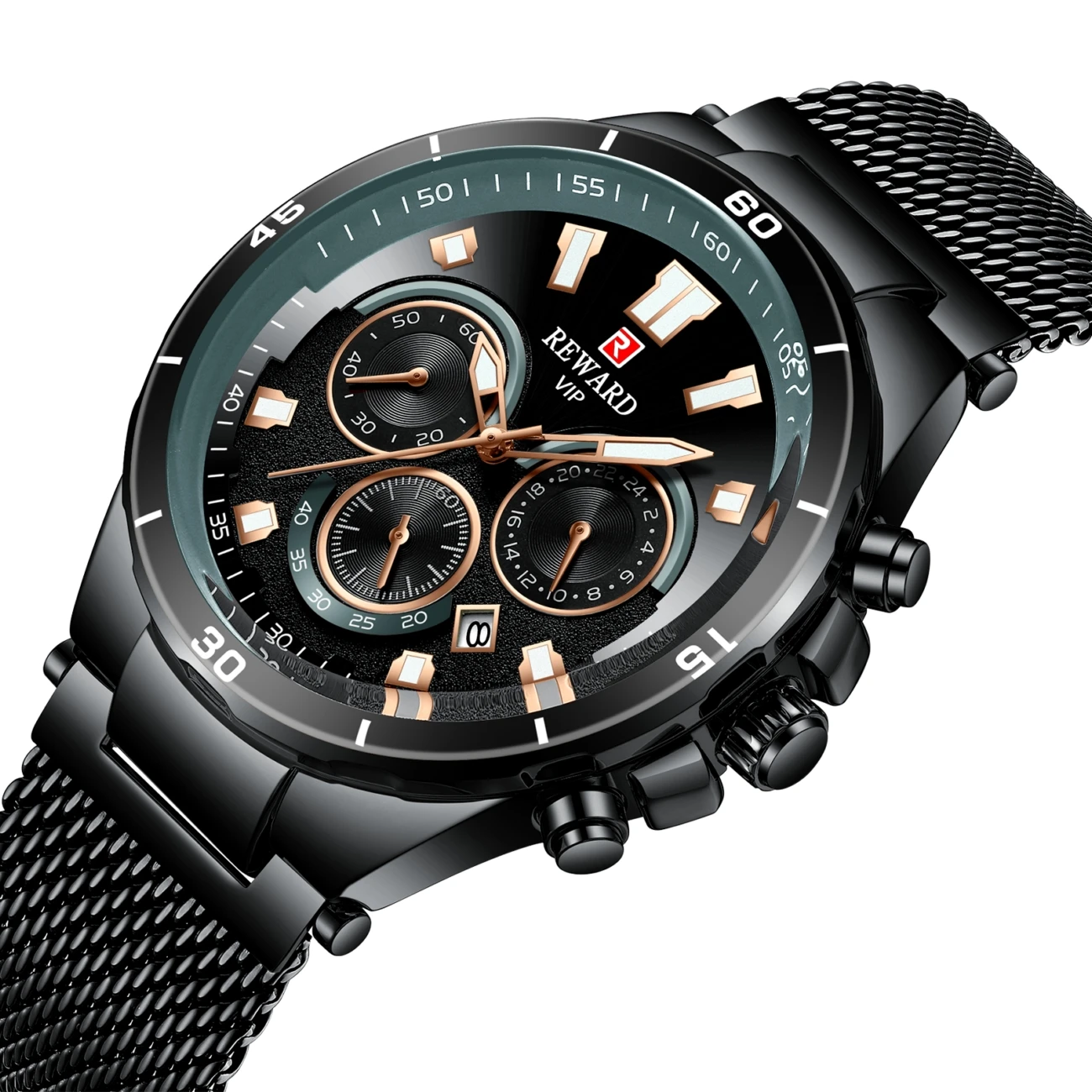 

Top Brand Business Men's Watches Quartz Sport Military Watch Men Waterproof Stainless Steel Calendar Clock Relogio