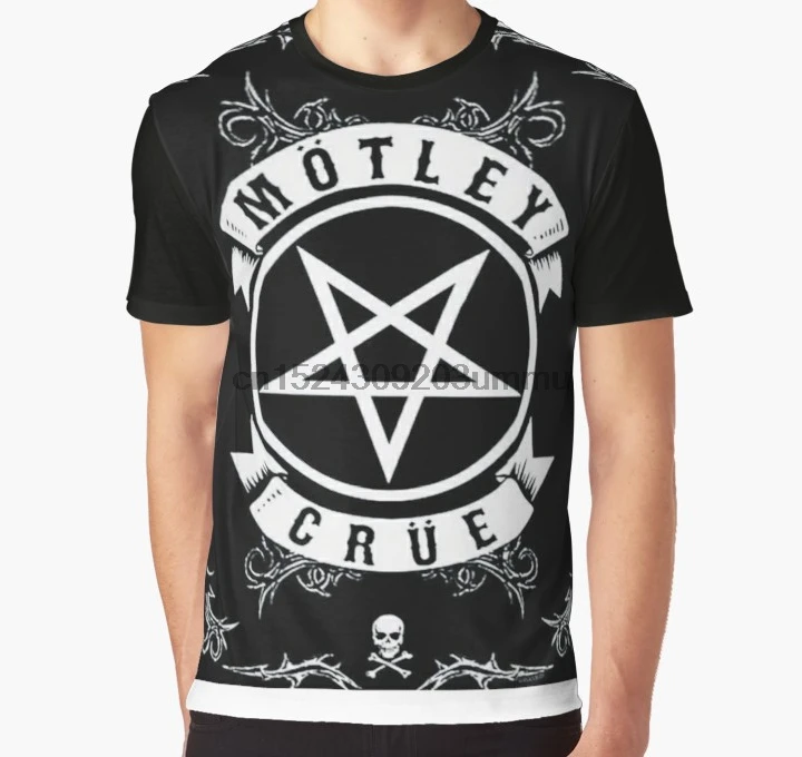 

All Over Print 3D Tshirt Men Funny T Shirt Motley crue Graphic T-Shirt