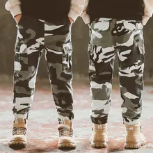 2019 Spring Autumn Children Pants For Boys Camouflage Cargo Pants Kids Cotton Casual Sports Trousers Child Camouflage Trausers цена 2019 Spring Autumn Children Pants For Boys Camouflage Cargo Pants Kids Cotton Casual Sports Trousers Child Camouflage Trausers цены онлайн