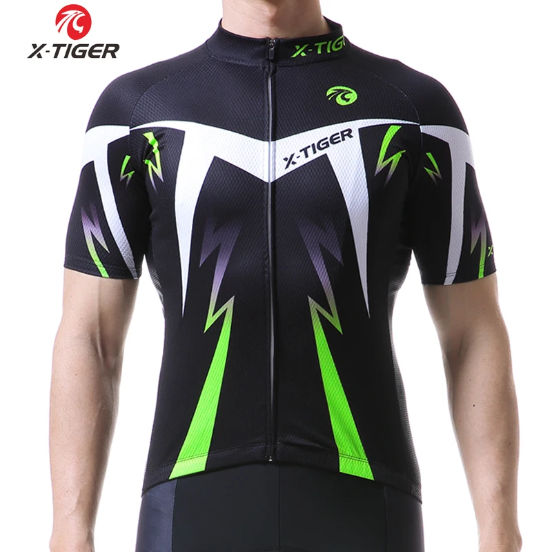 

X-TIGER Summer Cycling Jerseys Mountain Bike Cycling Clothing Short Sleeve Breathable MTB Bicycle Cycling Clothes Ropa Ciclismo
