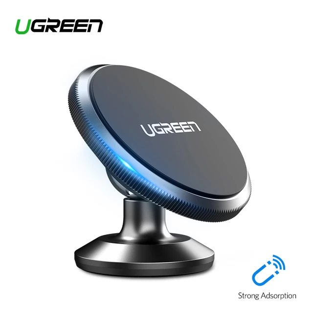 Best Offers Ugreen Car Phone Holder Magnetic Mobile Stand for iPhone Xs Max X 8 7 Cellphone Magnet Mount Holder Car Holder for Phone in Car
