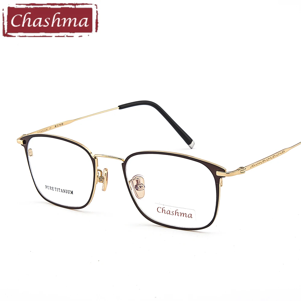 Бренд Chashma высокое качество очки оправа из титана женские мужские по рецепту