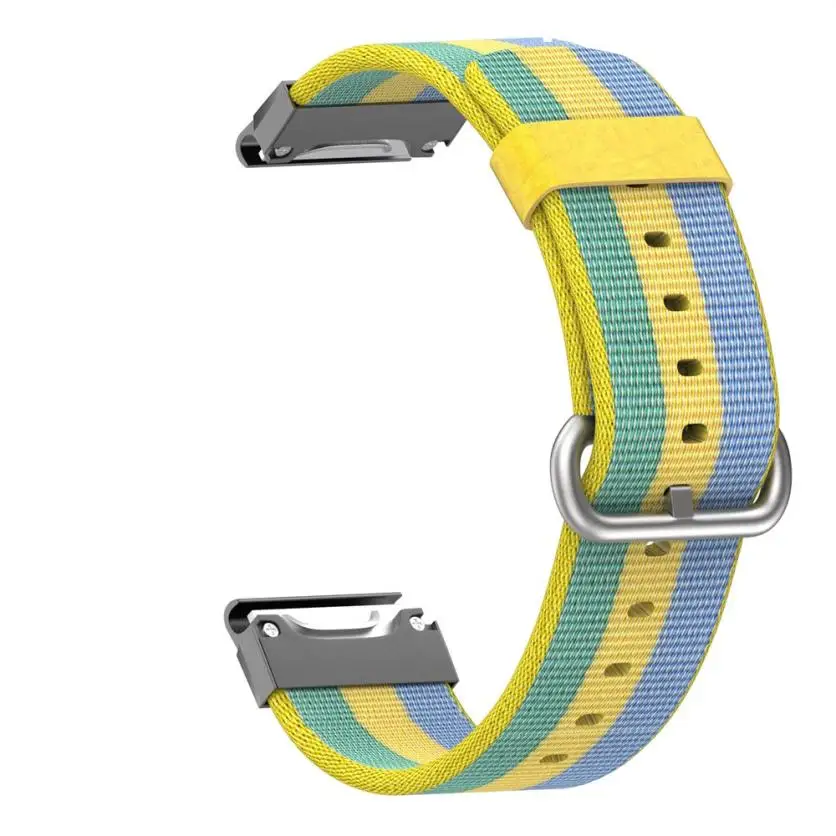 Браслет для наручных часов, тканый нейлоновый легкий ремешок для часов Garmin Fenix 5 Plus Smart Bracelet 18JUL10