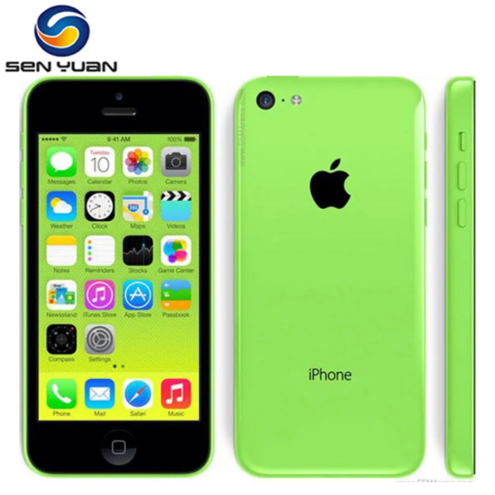 Оригинальный разблокированный мобильный телефон Apple iPhone 5C IOS GPS Wi Fi двухъядерный 4
