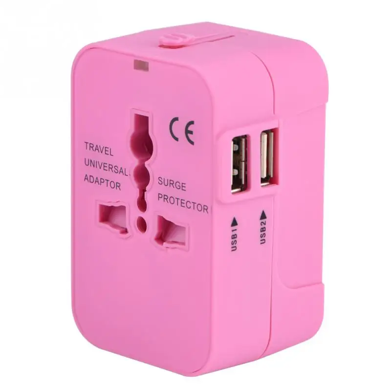 US UK EU AU All in One Universal Portable Plug Adapter Travel Wall