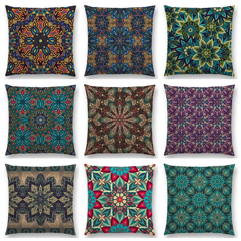 Чехол для диванной подушки в стиле ретро бохо|cushion cover|cushion cover patterndesigner cushion covers |