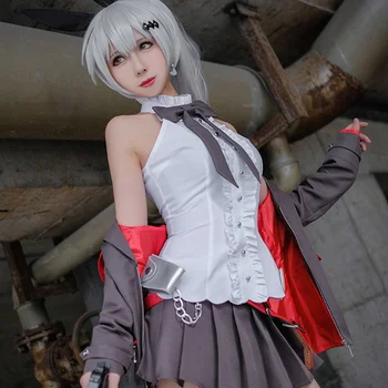 

Game Cosplay Girls Frontline FN57 School Unifrom Sexy Costume Set S-XL For Women Christmas Party Cosplay Costume Dropshipping