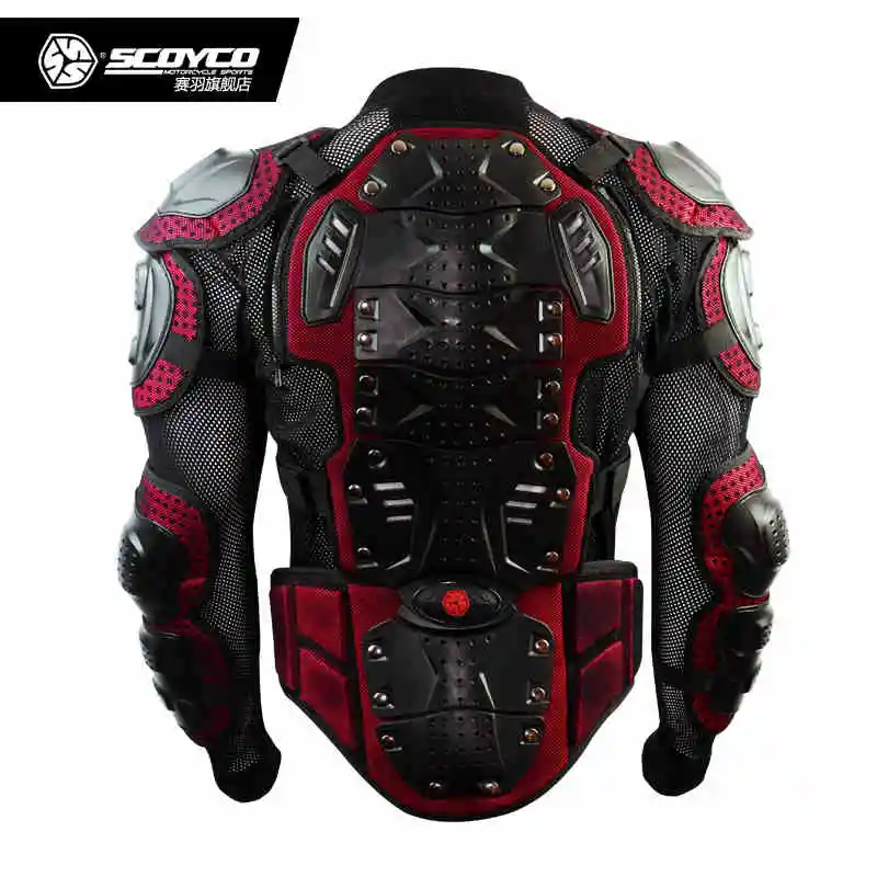 Scoyco Motocross Armure Moto Veste Moto Racing de Protection Complet