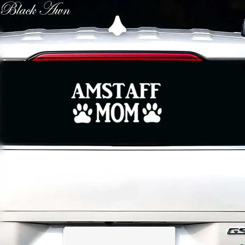 

AMSTAFF MOM Decal Bumper Sticker Car Window Sticker D144