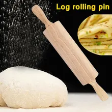 Экономичный ролик для теста Скалка деревянный декор для хлеба домашнего печенья