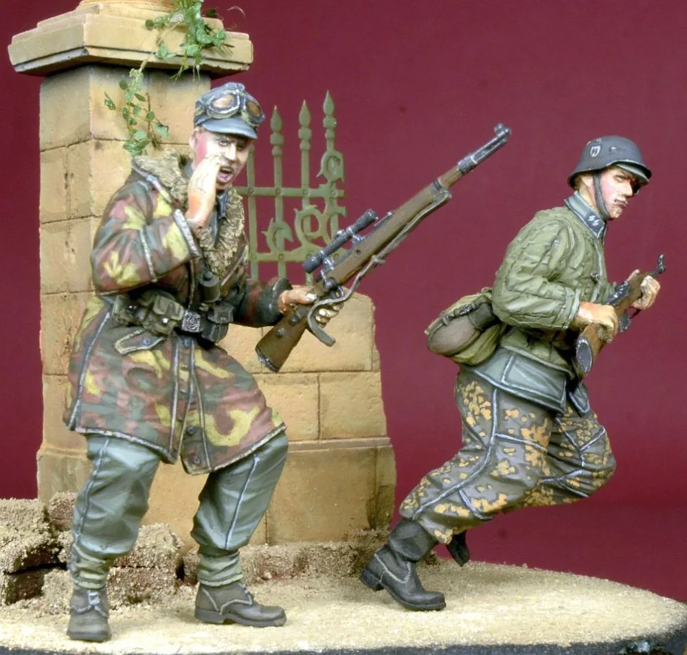 Buy Resin Kits 1/ 35 MAN Soldiers in Action include 2