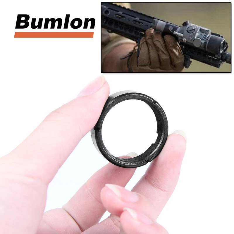 

.223 Mil-Spec Castle Nut Steel T6 Hard Anodized Castle Lock Nut 223/5.56 Hunting Rifles Accessory RL37-0062 Locking Castle Nut