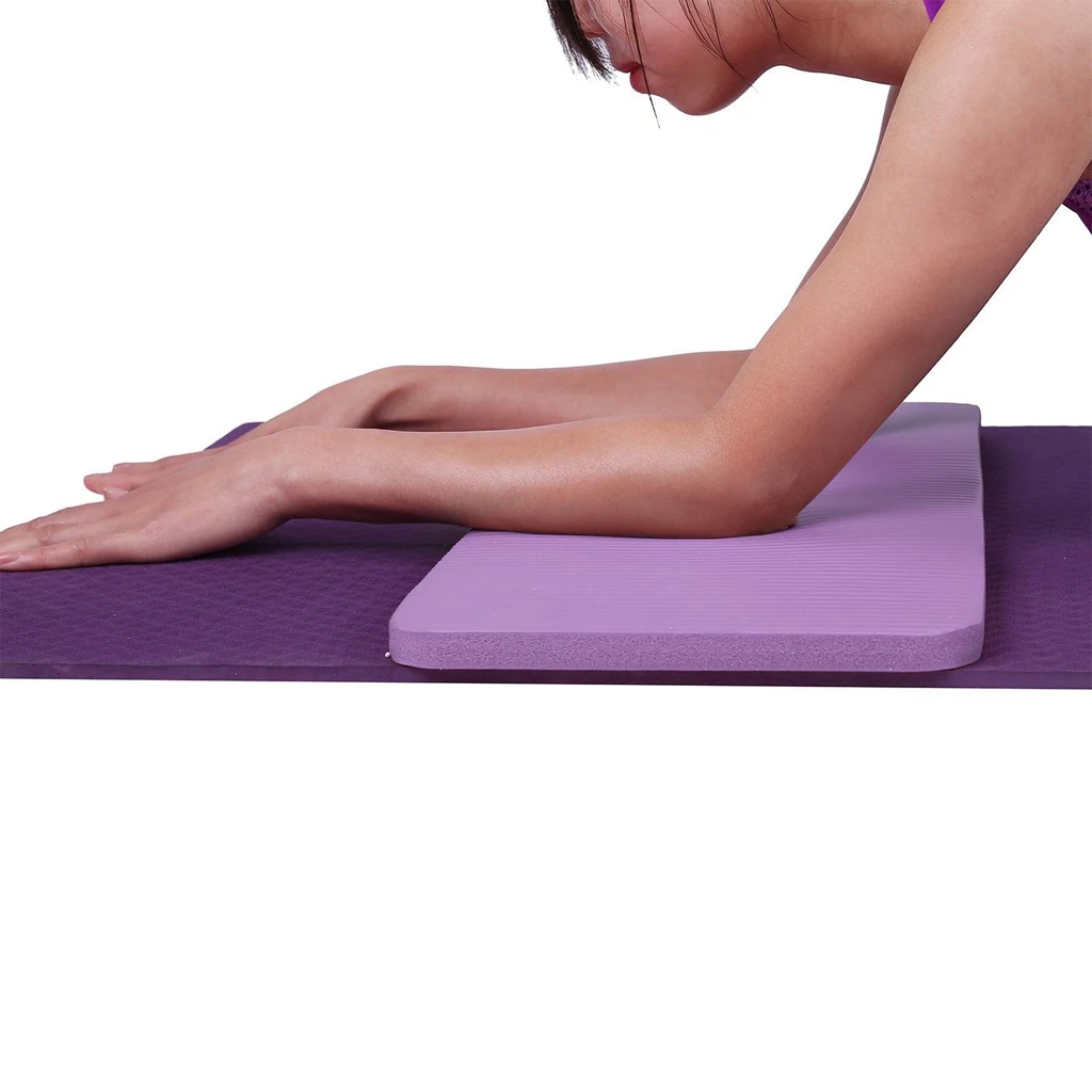 Yoga Knee Pad Travel Cushion (38x21mm) Anti-Slip 6mm Thick Workout Mat Yoga Knee Pad Cushion Yoga Accessories