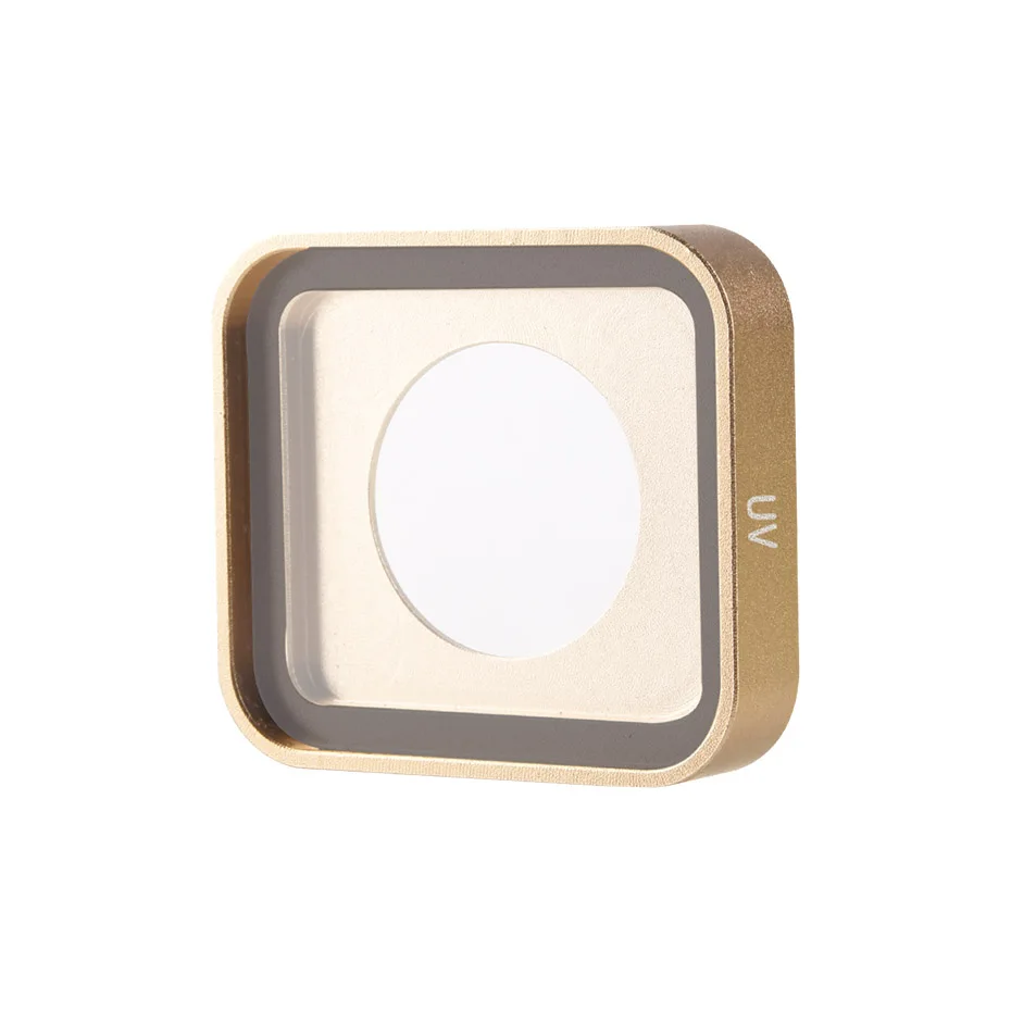 UV Filter TENENELE Hero7 фильтр для спортивной камеры UV/CPL/ND 4 8 16 32 фильтры нейтральной плотности для GoPro Hero 5 6 7 черный аксессуар для объектива золотой - Цвет: UV Filter