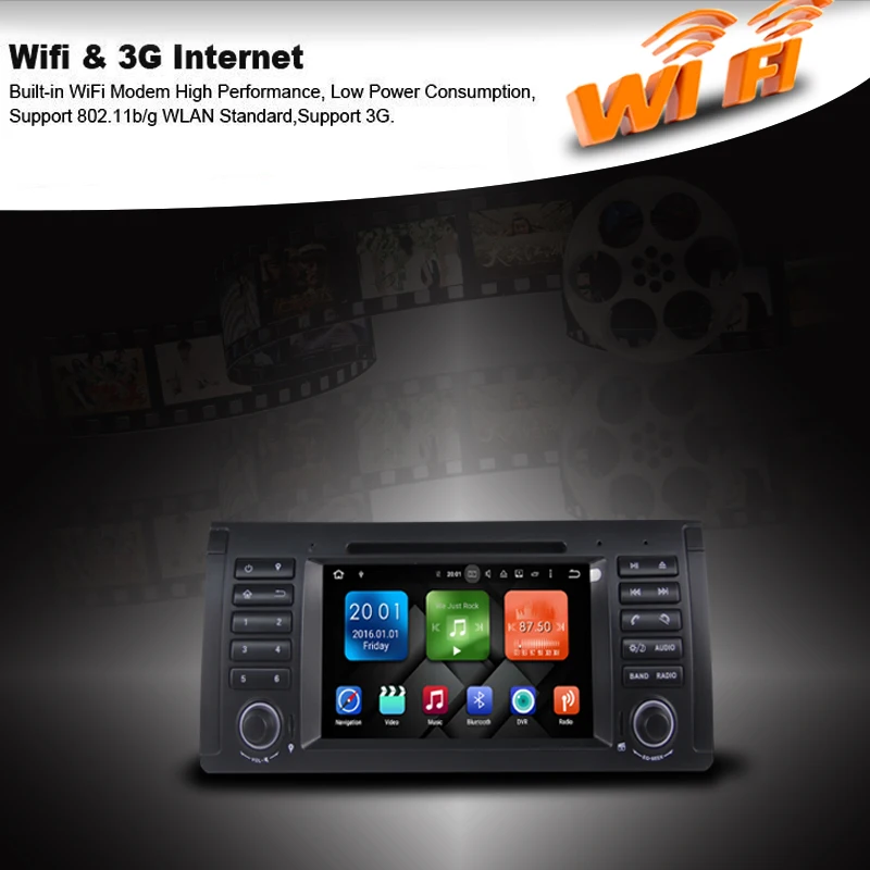 Excellent 4G RAM Android 9.0 Car DVD Player for BMW BMW E39 X5 M5 E38 E53 Car Radio GPS stereo navigator tape recorder support wifi canbus 11