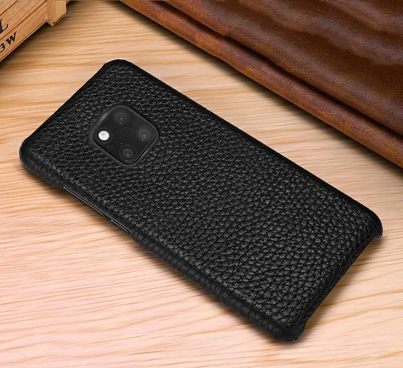 Для huawei mate 10 Pro чехол Роскошный чехол из натуральной кожи с текстурой личи противоударный чехол для huawei mate 10 Pro 9 Pro Чехол Для Телефона
