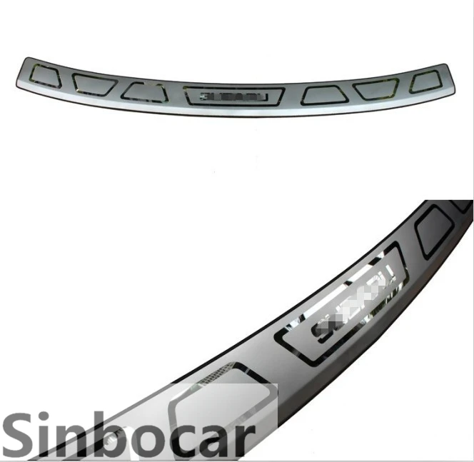Защита порога заднего бампера из нержавеющей стали для Subaru Forester 2013