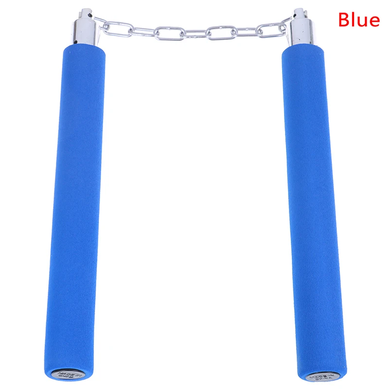 1 шт. китайская пена для кунгфу Nunchakus Горячая Боевая художественная пена мягкие безопасные нунчаки для фитнеса Для детей Kungfu инструмент для начинающих - Цвет: BL