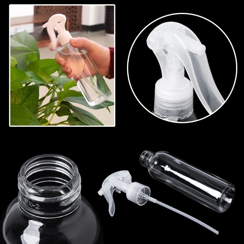 

120/ 150/ 200ml PET Clear Spray Bottle Hairdressing Plant Flowers Water Sprayer Hair Salon
