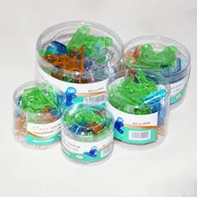 24 шт./упак.) 38 мм пластиковая Скрепка многоцветный пружинный зажим офисный Канцелярский Зажим школьная поставка